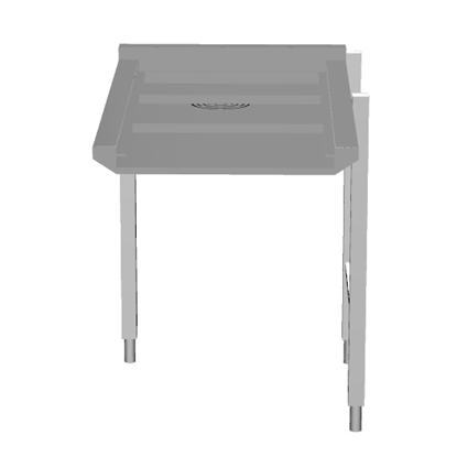 Manipulační stoly k tunelovým košovým myčkámPostranní podavač 90°, mechanicky poháněný myčkou