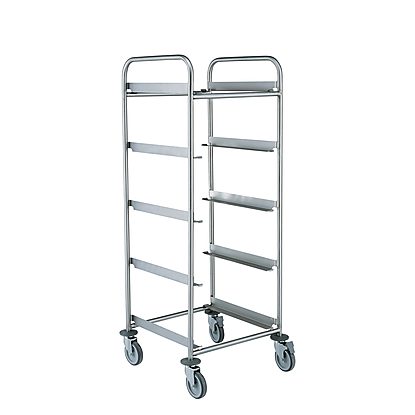 Chariots de service5 wine glasses basket trolley