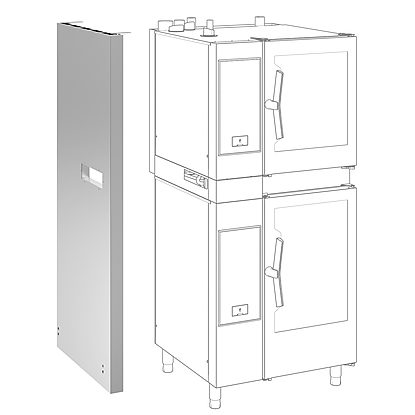 Příslušenství varných zařízeníTepelné odstínění ovládacího panelu pro konvektomaty GN1/1 CombiDuo nad sebou