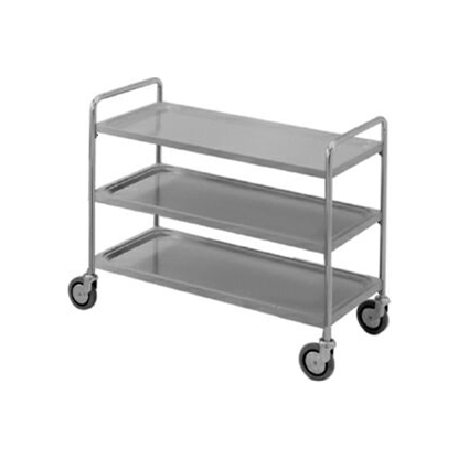 Service TrolleysThree Tier Service Trolley with Handle 1200 mm