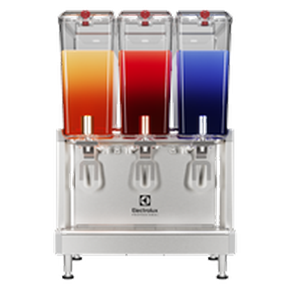 Gekoelde dranken dispensersKoude dranken dispenser 3x 18 liter, roer systeem, R290