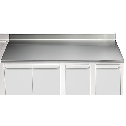 Modular Preparation 2000 mm Work Top with Upstand