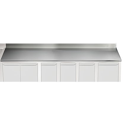 Modular Preparation 4000 mm Work Top with Upstand