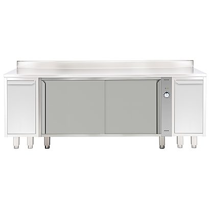 Modular Preparation 1600 mm Hot Cupboard with Sliding Doors