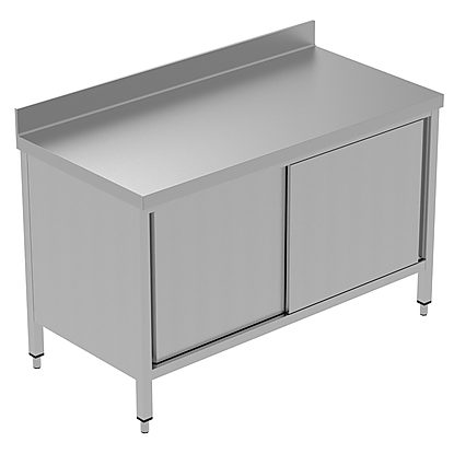 PLUS – Static Preparation 1400 mm Worktop Cupboard with Upstand