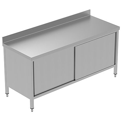 PLUS – Static Preparation 1800 mm Worktop Cupboard with Upstand