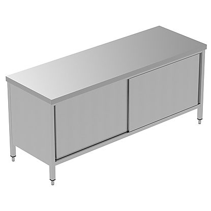 PLUS – Static Preparation 2000 mm Passthrough Worktop Cupboard