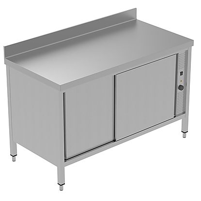 PLUS – Static Preparation 1400 mm Hot Cupboard with Upstand