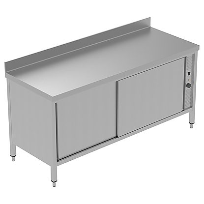 PLUS – Static Preparation 1800 mm Hot Cupboard with Upstand