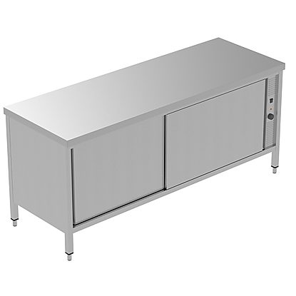 PLUS – Static Preparation 2000 mm Passthrough Hot Cupboard