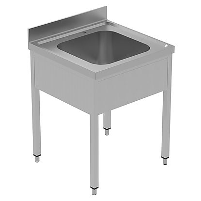 PLUS – Static Preparation 700 mm Sink Unit with 1 Bowl