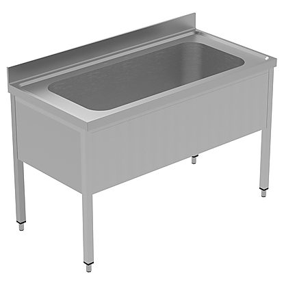 PLUS – Static Preparation 1400 mm Soaking Sink with 1 Bowl