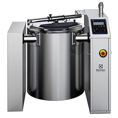 Cucine ad alta produttività Promix Pentola elettrica con mescolatore 100lt, asse di rotazione 600 mm