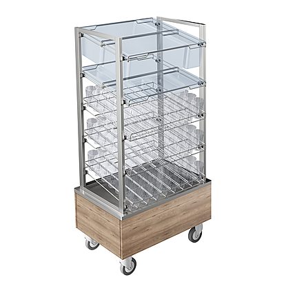 Flexy Compact Cutlery and Bread Glass Dispenser