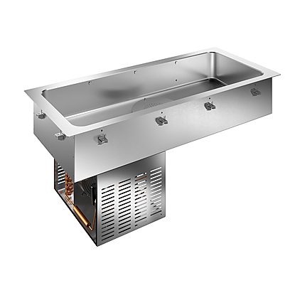 Drop-In Drop-in refrigerated well, static with fan (4 GN container capacity)