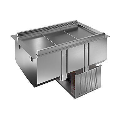 Drop-In Drop-in refrigerated well, ventilated (3 GN container capacity)