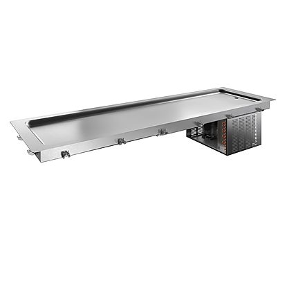 Drop-In Drop-in refrigerated stainless steel surface (6 GN container capacity)
