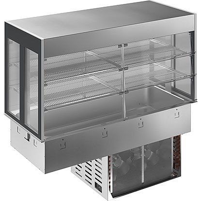 Drop-In Drop-in refrigerated well with refrigerated display, compact – 4GN