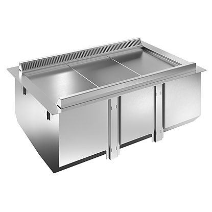Drop-In Drop-in remote refrigerated well, ventilated (3 GN container capacity)