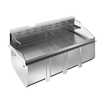 Drop-In Drop-in remote refrigerated well, ventilated, 1 refrigerated shelf and 1 neutral shelf – 3GN