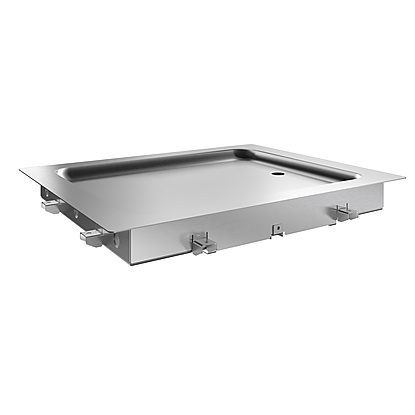 Drop-In Drop-in remote refrigerated stainless steel surface (2 GN container capacity)
