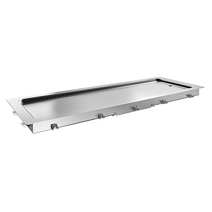 Drop-In Drop-in remote refrigerated stainless steel surface (5 GN container capacity)
