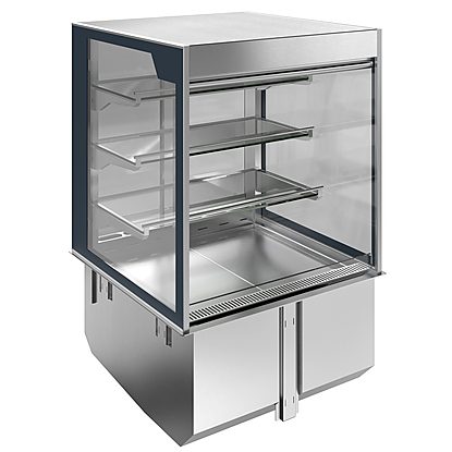 Drop-In Drop-in remote refrigerated well with refrigerated display, squared, medium service – 4 hours – 2GN