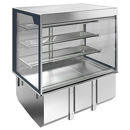 Drop-In Drop-in remote refrigerated well with refrigerated display, squared, medium service – 4 hours – 3GN