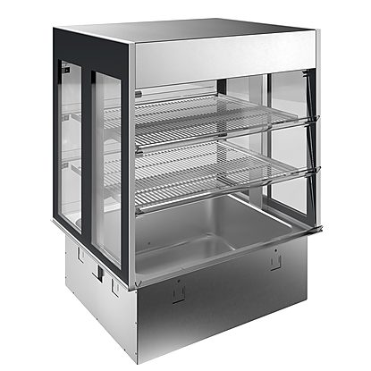 Drop-In Drop-in remote refrigerated well with refrigerated display, compact (2 GN container capacity)