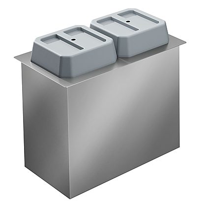 Drop-In Heated Plate Dispenser, 2 cylinders – Ø180-300 mm