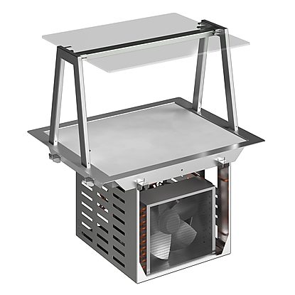 Drop-In Refrigerated quartz surface – 2GN with A overshelf
