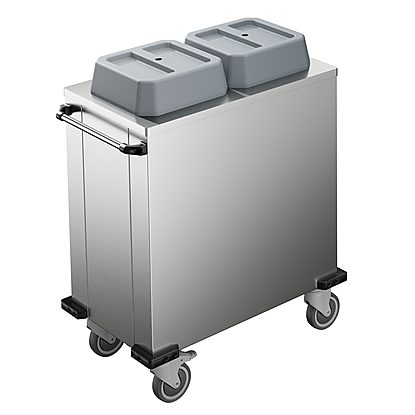 Service Trolleys Plate Dispenser Trolley, 2 cylinders – Ø180-300 mm