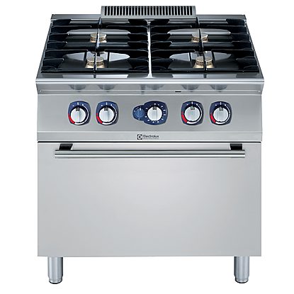Modular Cooking Range Line 700XP 4-Burner Gas Range on Gas Oven