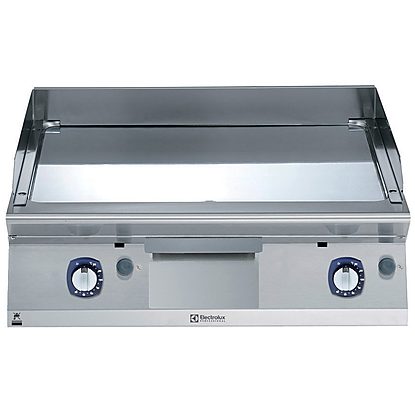 Modular Cooking Range Line 700XP 800mm Gas Fry Top, Smooth Polished Chrome Plate