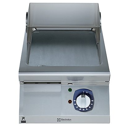 Modular Cooking Range Line 700XP 400mm Electric Fry Top, Smooth Brushed Chrome Horizontal Plate