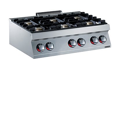 Modular Cooking Range Line EVO700 6-Burner Gas Boiling Top (372004