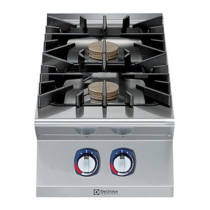 Modular Cooking Range Line 900XP 2-Burner Gas Boiling Top with 3mm worktop and electric ignition, 10 kW