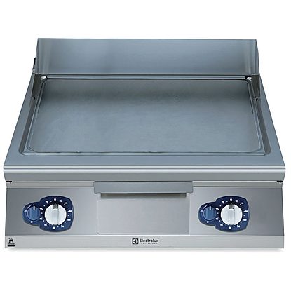 Modular Cooking Range Line 700XP 800mm Gas Fry Top, Smooth Brushed Chrome Plate