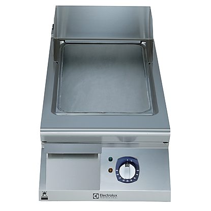 Modular Cooking Range Line 900XP 400mm Electric Fry Top, Smooth Brushed Chrome Plate