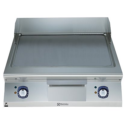 Modular Cooking Range Line 900XP 800mm Electric Fry Top, Smooth Brushed Chrome Plate