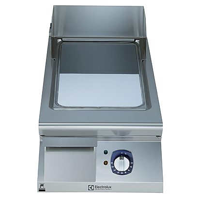 Modular Cooking Range Line 900XP Half Module Electric Fry Top, Smooth Polished Chrome Plate