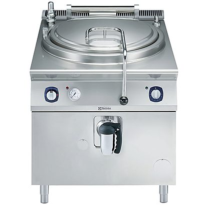 Modular Cooking Range Line 900XP Gas Cylindrical Boiling Pan 100lt indirect heat, automatic refill