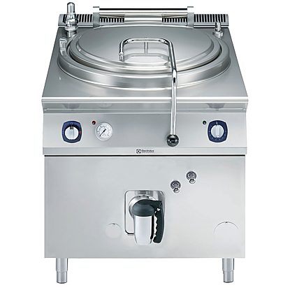 Modular Cooking Range Line 900XP Gas Cylindrical Boiling Pan 150lt indirect heat