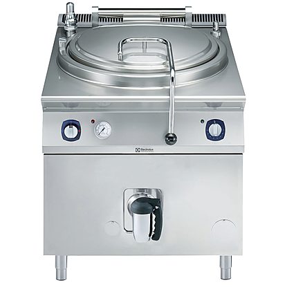 Modular Cooking Range Line 900XP Gas Cylindrical Boiling Pan 150lt indirect heat, automatic refill (60Hz)