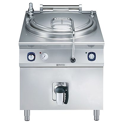 Modular Cooking Range Line 900XP Electric Cylindrical Boiling Pan 150lt automatic refill