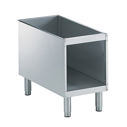 Modular Cooking Range Line 900XP 400 mm Open Base 1/2 Module with flanged feet