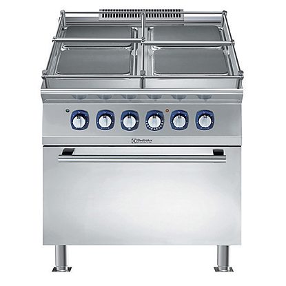 Modular Cooking Range Line 900XP 4 Electric Hot Plate Range on Electric Oven – Marine
