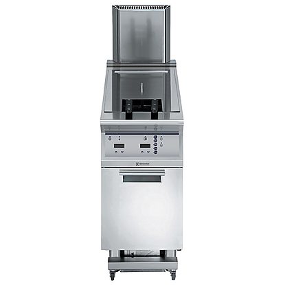 Modular Cooking Range Line 900XP One Well Gas Fryer 23 liter with Electronic Programmable control and Oil filtering