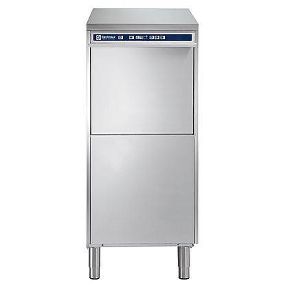 Warewashing Utensil Dishwasher with Drain Pump and Pressure Boiler
