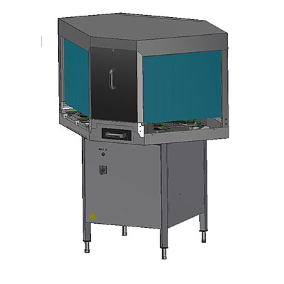Lavaggio Stoviglie Modulo di prelavaggio remoto 90°, per trasportatore a corde per cesti